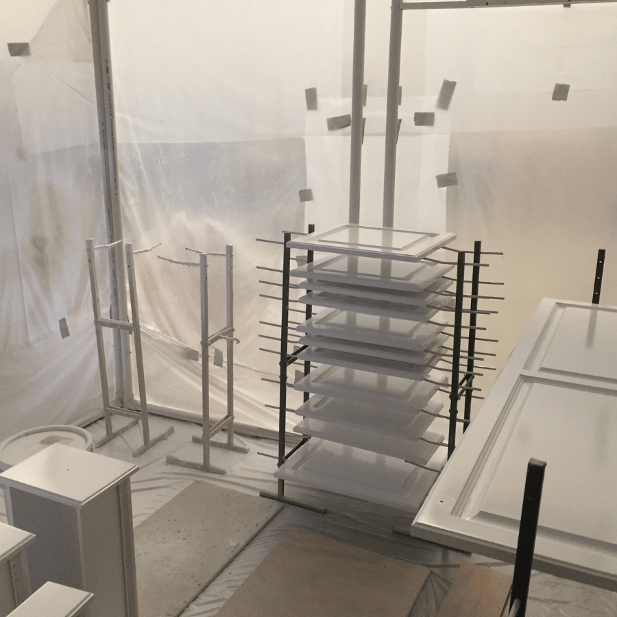 cabinet painting spray booth