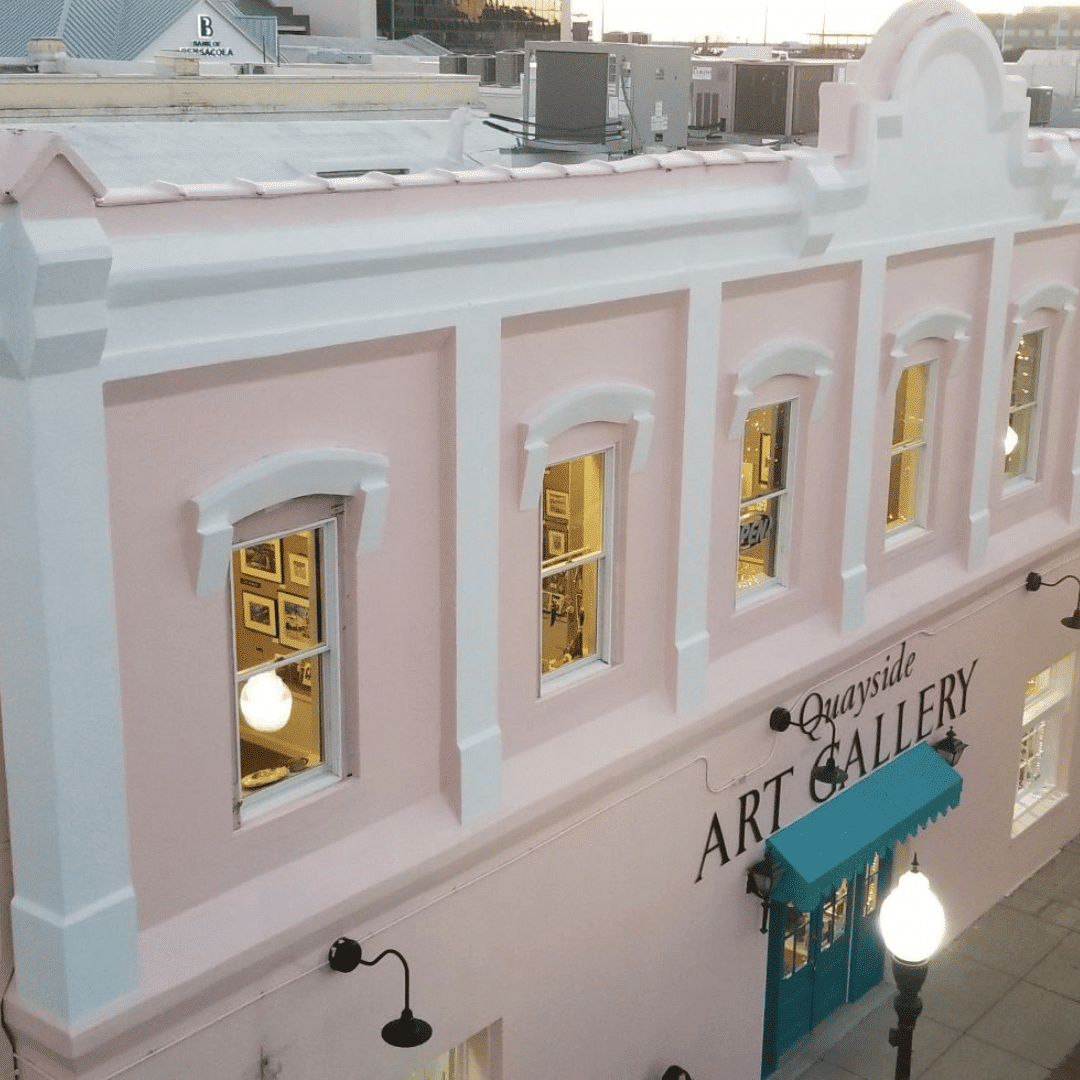 quayside art gallery commercial exterior paint
